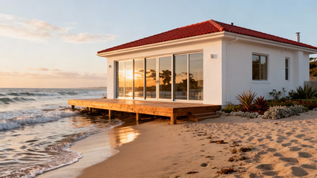 Trouver une maison en bord de mer pour 60 000 euros without any text