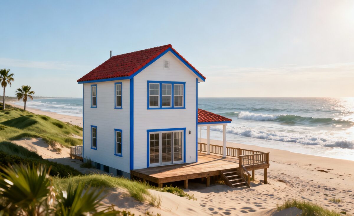 Trouver une maison en bord de mer pour 60 000 euros without any text