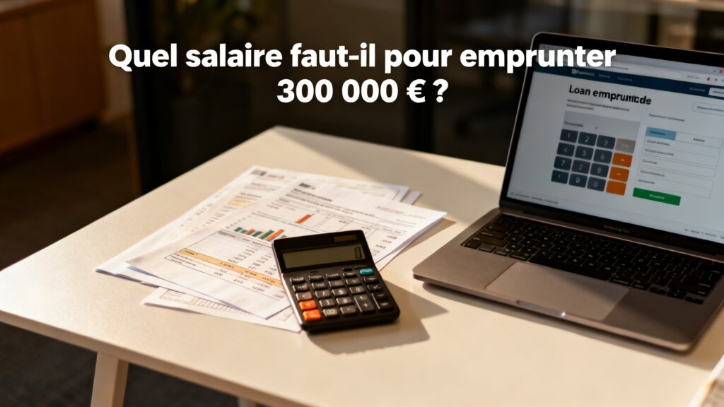 Quel salaire faut-il pour emprunter 300 000 € ? with text
